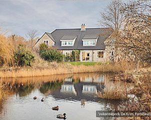 Malerische Aussicht auf den Teich von der Familienvilla fr 10 Personen, De Cocksdorp, Texel.