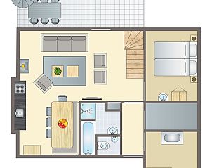 Verblijf 0101147 - Bungalow Texel - Sluftervallei | 6-persoons kinderbungalow | 6CK