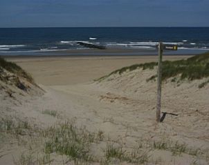 Schner Strand in der Nhe von Typ 7 - 2107 Ferienhaus De Cocksdorp Texel mit Meerblick.