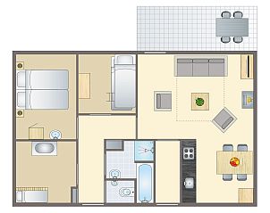 Verblijf 0101185 - Bungalow Texel - Sluftervallei | 4-persoons kinderbungalow | 4CK