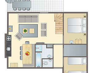 Verblijf 0101191 - Bungalow Texel - Sluftervallei | 8-persoons bungalow | 8C