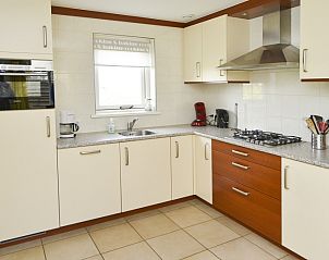 Moderne keuken in Plexat, vakantiehuis in De Cocksdorp, Texel met alle gemakken voorzien.