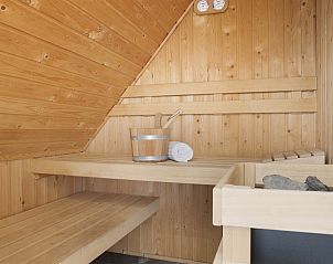 Plattegrond van de begane grond van Sluftervallei 10-persoons bungalow, Texel.