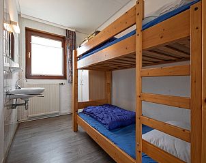 Kinderzimmer mit Etagenbett im Ferienhaus Slufterhoek 056, De Cocksdorp Texel, ideal fr Familien.