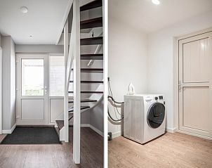 Entree en wasruimte van Type B-10 Hodshonstraat vakantiehuis in De Cocksdorp, Texel, Waddeneilanden.