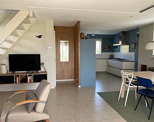 Stijlvolle woonkamer in Frederik en Lodevika vakantiehuis, De Cocksdorp, Texel, Waddeneilanden.