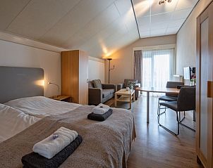 Gezellige zithoek in Type 1 - 2100 vakantiewoning, Texel, Waddeneilanden.