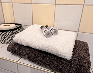 Handdoeken en toiletartikelen in Type 1 - 2100 vakantiewoning, De Cocksdorp.