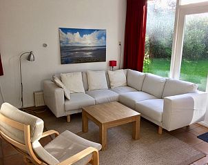 Gezellige woonkamer van Vakantiehuis Slufteroord 270 in Bungalowpark Slufteroord, De Cocksdorp, Texel.