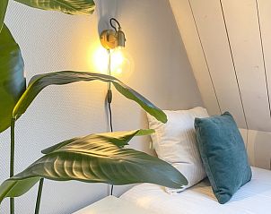 Sfeervolle slaapkamerverlichting in Vakantiehuis in De Cocksdorp, Texel.