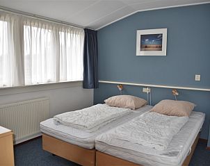 Comfortabele tweede slaapkamer in Watersnip vakantiehuis, De Koog, Texel.