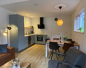 Moderne keuken in vakantiehuis Jutter, De Koog, Texel, volledig uitgerust.