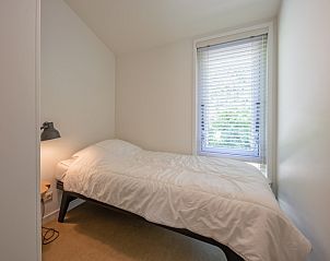 Stijlvolle eenpersoonskamer in vakantiehuis Hoog Koog 19, Bungalowpark Hoog Koog, De Koog, Texel.