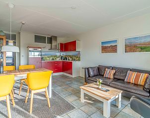 Offene Kche und Essbereich in Apartment Juliana 142 Insel- und Meerblick, De Koog, Texel.