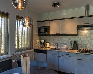 Volledig uitgeruste keuken in vakantiehuisje in De Koog, Texel.