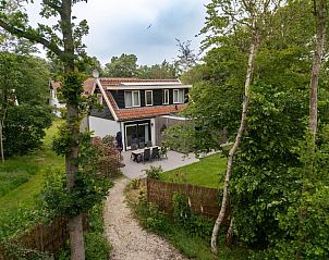Luftaufnahme von Landgoed Springtij - Stulpje Ferienhaus inmitten der Natur in De Koog, Texel.