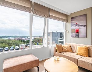 Blick vom Wohnzimmer im Appartement Juliana 178 Eilandzicht, De Koog, Texel. Genieen Sie die Natur auf den Waddeninseln.