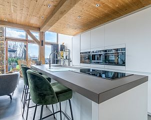 Elegante Kche in der Villa 183 mit Hottub in De Koog Texel, mit modernen Gerten und offenem Layout.