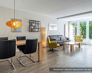 Comfortabele zithoek in Type 2 vakantiewoning, De Koog, Texel, Waddeneilanden.