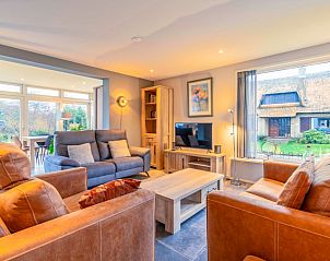 Comfortabele binnenruimte van Huis ter Duin, vakantiehuis in De Koog, Texel met uitzicht.