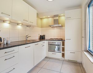 Plattegrond van de begane grond van Beach Park Texel 4-persoons villa 4L1 in De Koog, Texel met indeling.