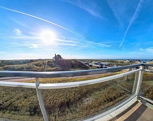Atemberaubende Aussicht vom Balkon des Appartements Juliana 098 Insel- und Meerblick, De Koog, Texel.