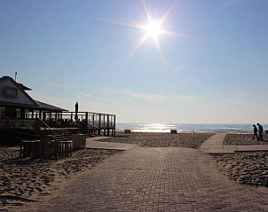 Sunset by the beach on Texel, near 6-pers. Vacation home with sauna in De Koog, Wadden Islands.