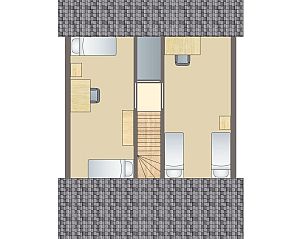 Guest house 010263 - Bungalow Texel - Beach Park Texel | 6-persoons villa | 6D