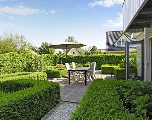 Eerste verdieping plattegrond van Villapark Vogelmient 4-persoons villa, Texel.