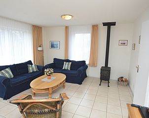 Gezellige woonkamer van Vakantiehuis Stappeland 168 in De Koog, Texel.