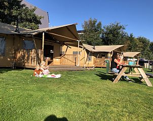 Gezellige glamping tenten op Camping Coogherveld Texel, De Koog, voor een luxe kampeerervaring op de Waddeneilanden.