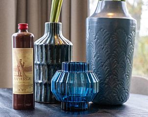 Dekorative Details in Pavillion 4, Ferienhaus in De Koog, Texel.