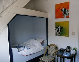Verblijf 0104231 - Vakantiewoning Texel - B&B 't Waalderhofje - Eenpersoonskamer met bedstee