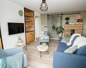 Moderne binnenruimte van Onder de Wol vakantiehuis in Den Burg, Texel