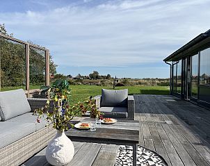 View from terrace of 45 - 't Veldje, vacation home Den Hoorn.