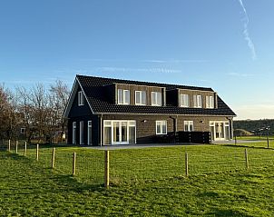 Ferienhaus De Noordbunder in Zuid-Eierland, Texel mit herrlicher Aussicht auf die grne Umgebung.