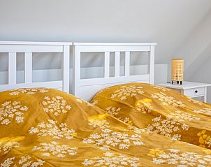 Doppelbett in De Zuidbunder, Sd-Eierland Texel, mit warmen Decken und ruhiger Atmosphre.