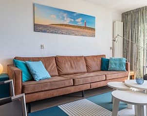 Gemtliches Wohnzimmer im Ferienhaus Bungalowpark De Parel - WELMOED, Texel.