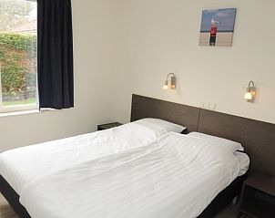 Comfortabele slaapkamer in Type 1 vakantiehuis, De Dennen, Texel, Waddeneilanden.