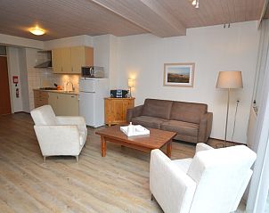 Offene Kche und Wohnzimmer in Carnation, Ferienhaus in De Dennen, Texel.