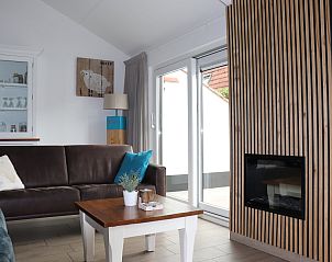 Comfortabele zithoek in Vakantiehuis Gortersmient 302, De Dennen, Texel.