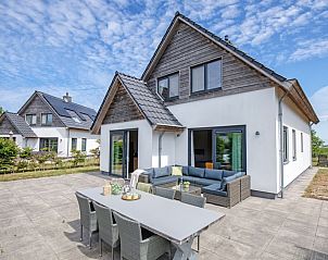 Bungalowpark 't Hoogelandt - De Scholekster mit groer Terrasse in De Dennen, Texel, Watteninseln.