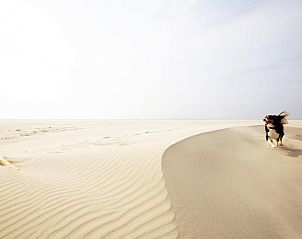 Uitgestrekte zandduinen nabij Loods Hotel Vlieland, vakantieappartement op Vlieland, ideaal voor wandelingen.