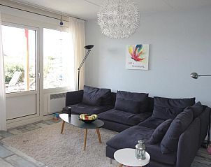 Comfortabele zithoek in het Duinzicht vakantieappartement, Buren, Ameland.