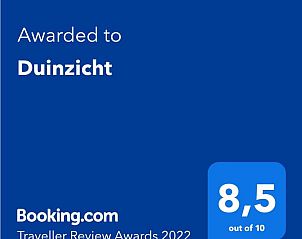 Duinzicht appartement in Buren, Ameland, bekroond met een hoge score.