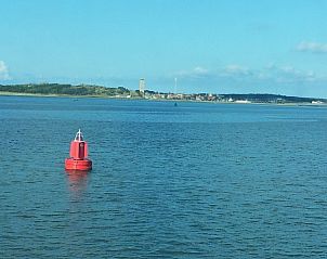 Uitzicht op Terschelling vanaf zee, nabij Heestervin appartement in Hee, Waddeneilanden