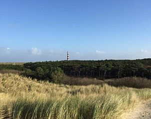 Groene omgeving bij Amelander Kaap Appartement 112, Hollum, Ameland.