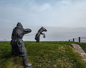 Kunstwerk in de omgeving van Vakantiehuis in Ballum, Ameland.
