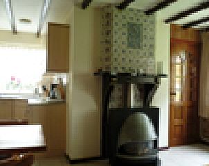 Gemtliche Kche mit Kamin im Ferienhaus elsbeth.op-ameland, Ballum, Ameland.