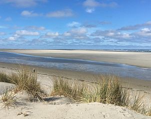 Ausgedehnte Strandlandschaft von Ameland, in der Nhe des Ferienhauses Arcoz, Ballum.